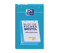 OXFORD Blocco di 30 spine Bristol 125X200 perforati Q5/5 blu