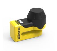 Oxford Rider Equipment – Lucchetto a disco Mini T 5,5 mm per moto Giallo/Nero