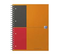 Oxford Blocco note A4 Filingbook International a righe, 200 pagine, 3 registri spostabili