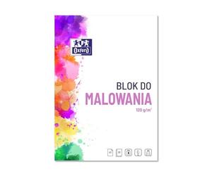 Oxford - Blocco per pittura formato A3, 20 fogli, 1 pezzo, bianco, 120 g/m2