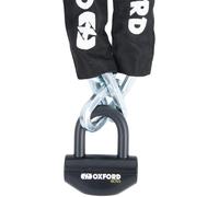 Oxford Boss Chain Lock Nero 12 x 1200 mm Black / White