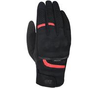 Oxford Brisbane Air Guanti da moto, nero-rosso, taglia 3XL per maschi