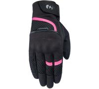 Guanti da moto da donna Oxford Brisbane nero-rosa XS