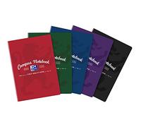 Oxford Campus 400133483 - Quaderno A4, 80 fogli, a quadretti, 5 pezzi, colori assortiti