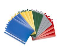 Oxford Cartellina A4, in plastica, colori assortiti, 15 pezzi