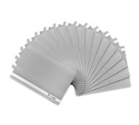Oxford Cartellina A4, in plastica, grigio, 15 pezzi
