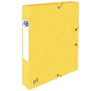 Oxford Cartoncino A4 da 4 cm di larghezza del dorso giallo (confezione da 9)