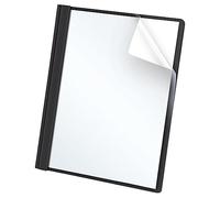 Oxford chiaro anteriore posteriore coperture relazione con finta, 25 per box nero Nero