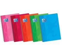 Oxford Classic 100430166 - Confezione da 5 quaderni con copertina morbida, formato A5