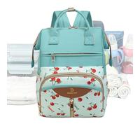 Oxford Cloth & Polyester Diaper Backpack - Waterproof Large Maternity Nappy Tote With Stroller Straps | 38x26x18cm Travel Bag With Changing Pad | For Outdoor Travel Vacation Family Outing Walking Park