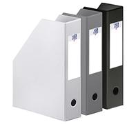 Elba Color Life Urban - Portariviste in PVC, dorso 7 cm, colore: Bianco/Grigio/Nero