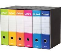 OXFORD COLOR MIX, Set 6 Registratori Con Custodia Oxford G85, F.To Protocollo (2