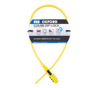 Oxford Combi Zip Lock nero. Lucchetto casco, lucchetto bici, sicurezza sci/buggy