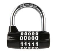 Oxford 5-Digit, lucchetto male Nero