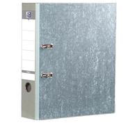 OXFORD Confezione da 20 raccoglitori a leva, stile A4XL, dorso 80 mm, 2 anelli a D, copertina in carta riciclata, colore: Grigio