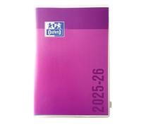 Oxford Creation Zip Agenda Scolastica giornaliera 2018 - 2019, 1 giorno per pagina 352 pagine 12 x 18 cm viola