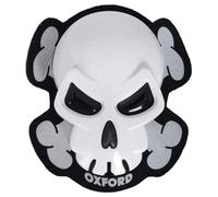 Oxford Skull Cursori del ginocchio, bianco per maschi