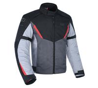 Oxford Delta 1.0 Corto Impermeabile Tessuto Moto Giacca Nero Grigio