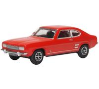 Oxford Diecast 1:76 Scala Ford Capri Mk1 - Tramonto Rosso Modellino - 76CP002
