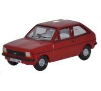 Oxford Diecast 76FF001 - Rosso Veneziano Ford Fiesta Mk1 - 1:76 Scala