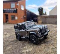 Oxford Diecast Defender 90 Corris Grey Autobiography 1:76 Modello