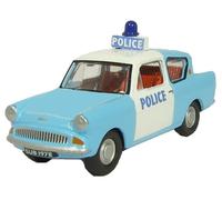 Oxford Diecast Ford Anglia Auto Della Polizia Panda 1:76 OO Gauge - 76105003