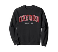 Oxford England College University Style Felpa