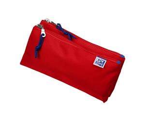 Oxford Federmäppchen aus Polyester, langlebig, doppel, Rosso, 22x8x10cm, Astuccio