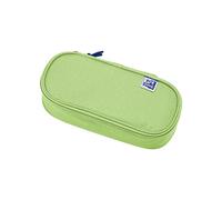 Oxford Federmäppchen aus Polyester, langlebig, Ovale, Verde chiaro, 23x11x6cm, Astuccio