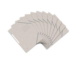Oxford FolderSys - Cartellina portadocumenti ad angolo, formato A4, 10 pezzi, colore: Beige