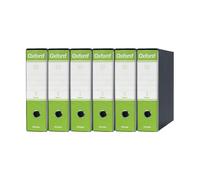 OXFORD G83 Registratore con Custodia Dorso 8 cm, Verde Lime 6 pezzi