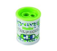 Oxford Geo Barrel temperamatite 2 fori - verde