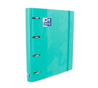 Oxford, A4+ 4 Ring Binder with Refill and Rubber, Hardcover, 100 Sheets, Grid 5