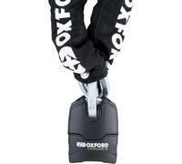 Oxford Hardcore 13mm 1.2m Chain Lock Argento