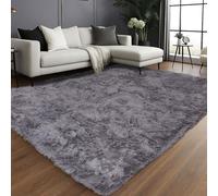 Oxford Homeware Tappeti Soggiorno 120 x 170 cm - Soffici Tappeti Shaggy Grigi per Camera da Letto, Salotto - Tappeto Super Morbido Antiscivolo Tappeti Moderni Lavabili Scendiletto per Camera dei Bambi