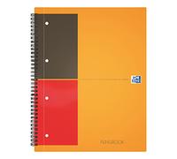 Oxford International ActiveBook 2 Wire Ruled with integral Pocket 160pp A5+ Ref 100104067 [Pack 5]