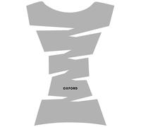 Oxford Jagged Cuscinetto serbatoio, Argento, Taglia unica