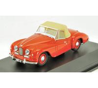 Oxford JOWETT JUPITER SA RED W/SOFT TOP BEIGE 1:43