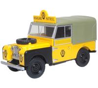 Oxford LAND ROVER SERIES 1 88" CANVAS AA HIGHLAND PATROL YELLOW 1:43