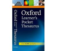 Oxford learner's pocket thesaurus