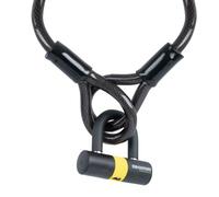 Oxford Loop Cable Lock Giallo 15 mm x 2m Black
