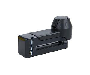 Oxford LK485 Titan - Lucchetto a disco con perno da 10 mm, colore: nero con custodia