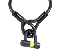 Oxford Loop Cable Lock Giallo 15 mm x 2m Black