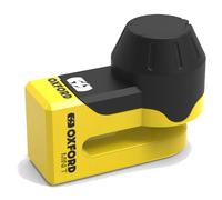 Oxford Rider Equipment – Lucchetto a disco Mini T 5,5 mm per moto Giallo/Nero