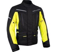 Oxford Metro 2.0, giacca tessile impermeabile 5XL male Nero/Giallo Fluo