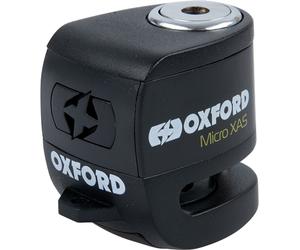 Oxford Micro XA5, Blocco disco freno con allarme male Nero