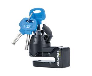 Oxford Mini T Disc Lock nero - perno di bloccaggio da 5,5 mm - 3 chiavi - LK290