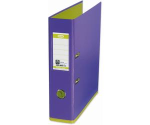 Oxford MyColour A4 Folder 8cm Wide Two Tone Purple and Light Green - Pack of 1