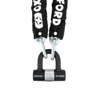 Catena antifurto bici 2 metri con lucchetto OXFORD
