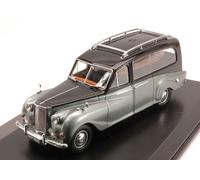 Oxford OXFAPH003 AUSTIN PRINCE HEARSE BLACK AND SILVER 1:43 Modellino